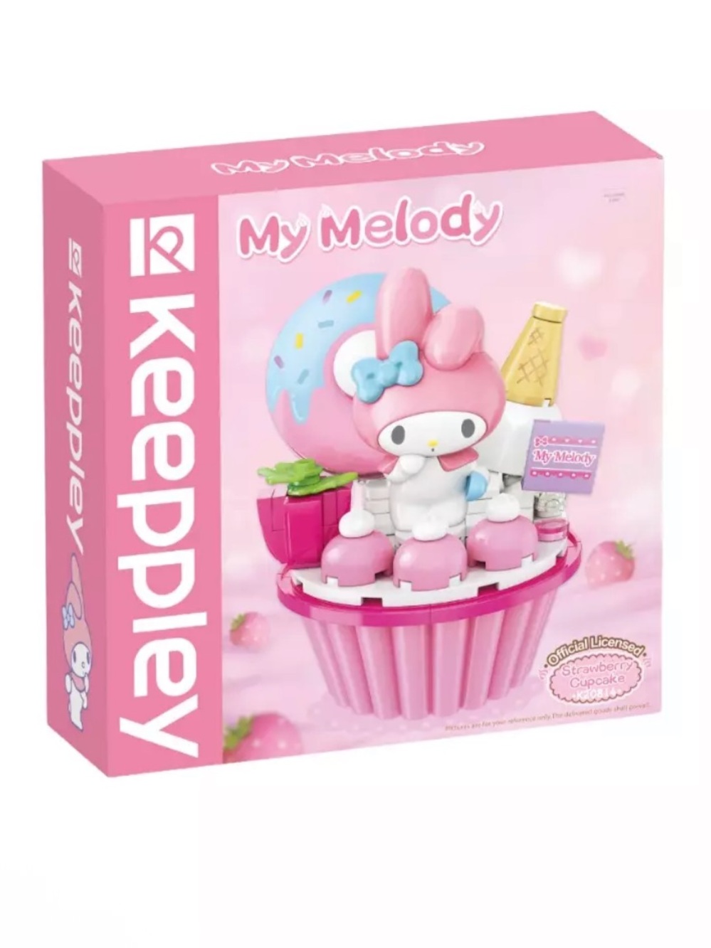 Keeppley Sanrio My Melody Strawberry Cupcake building block set (model K20814)